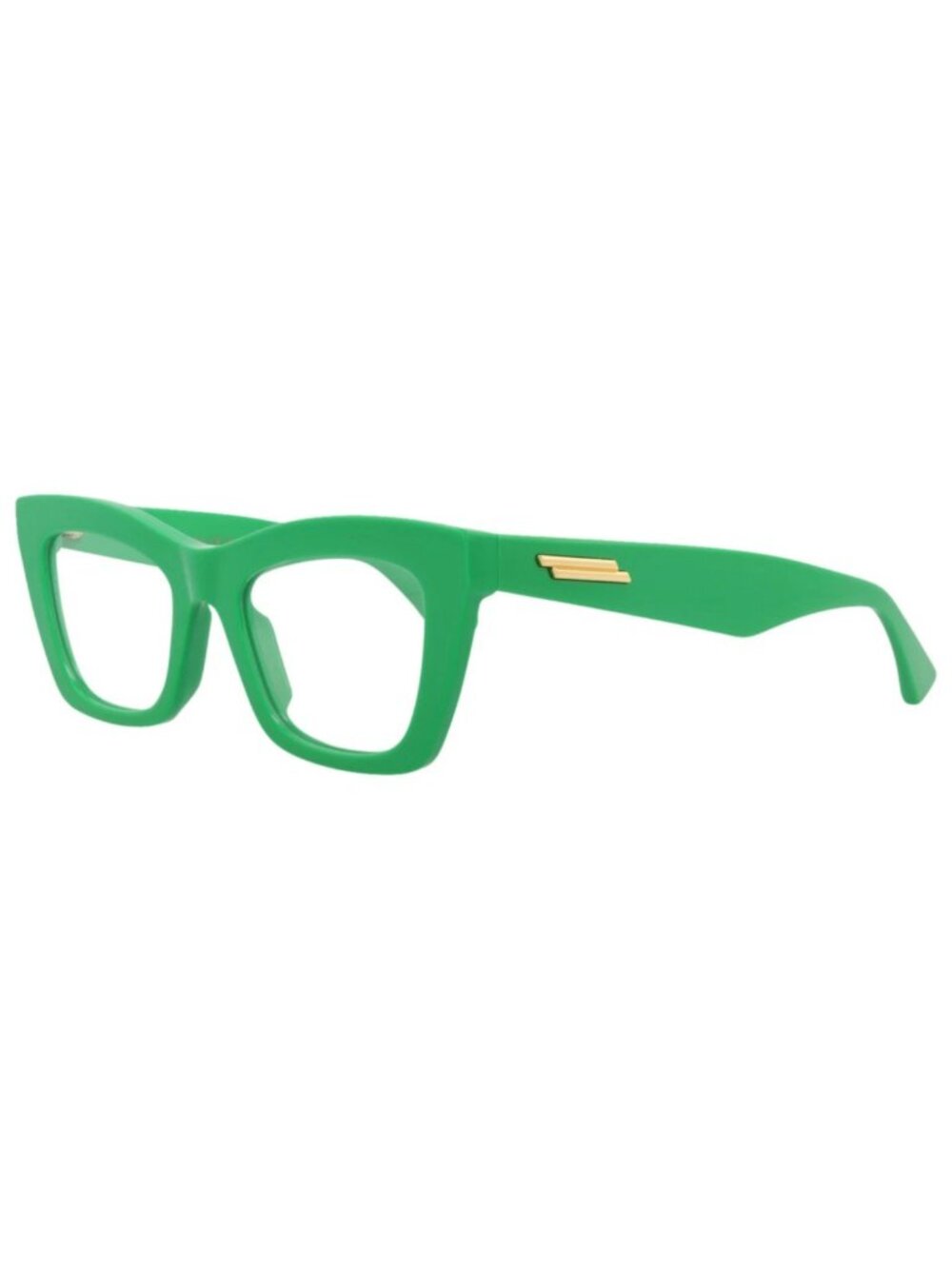 New Bottega Veneta Women's Eyeglasses Cat Eye Recycled Acetate Frame Green Green
